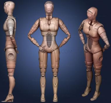 3D model Female Robot 3 (STL)